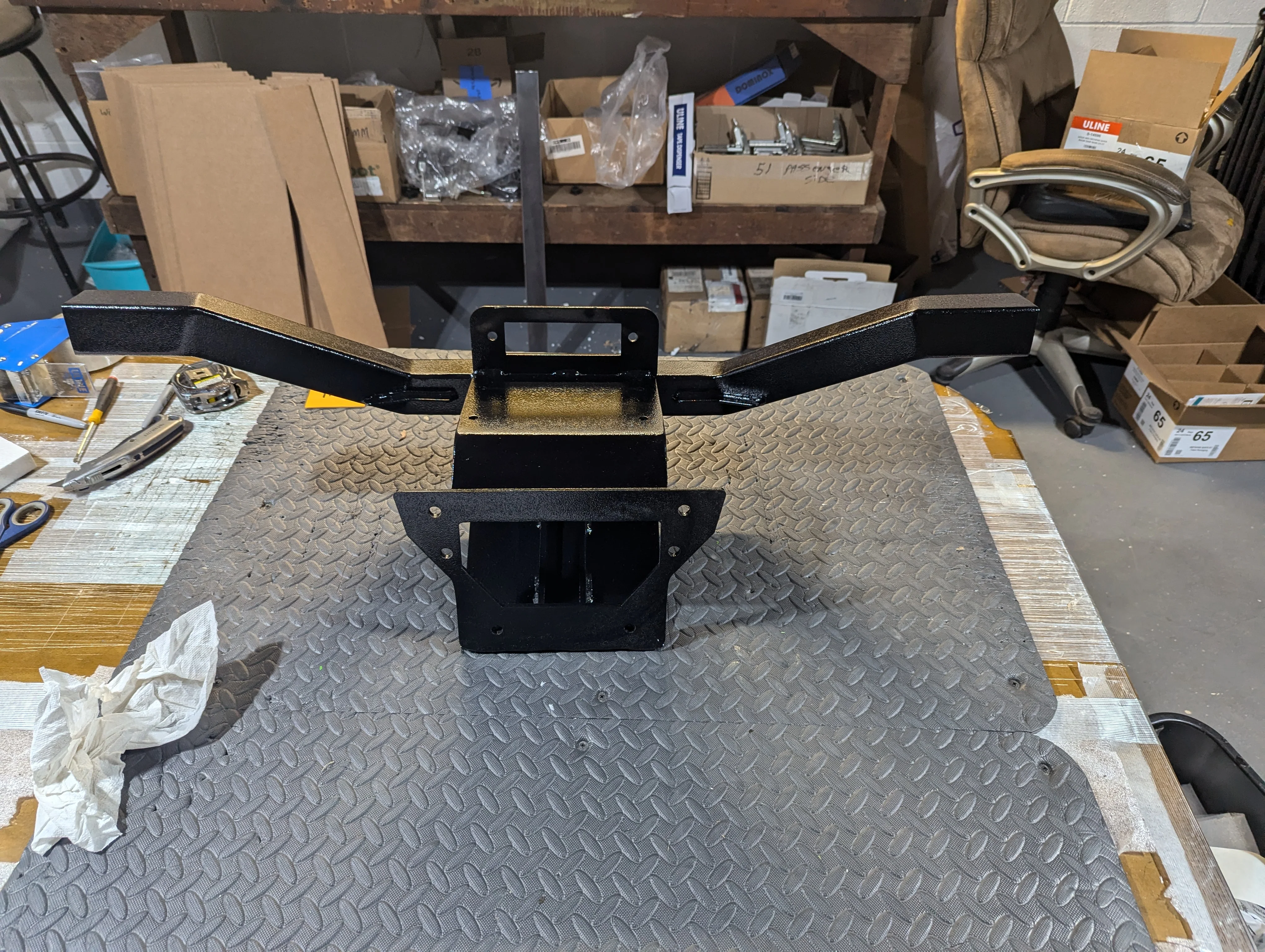 CL14 Super Pro I winch bumper Textured black - Image 5