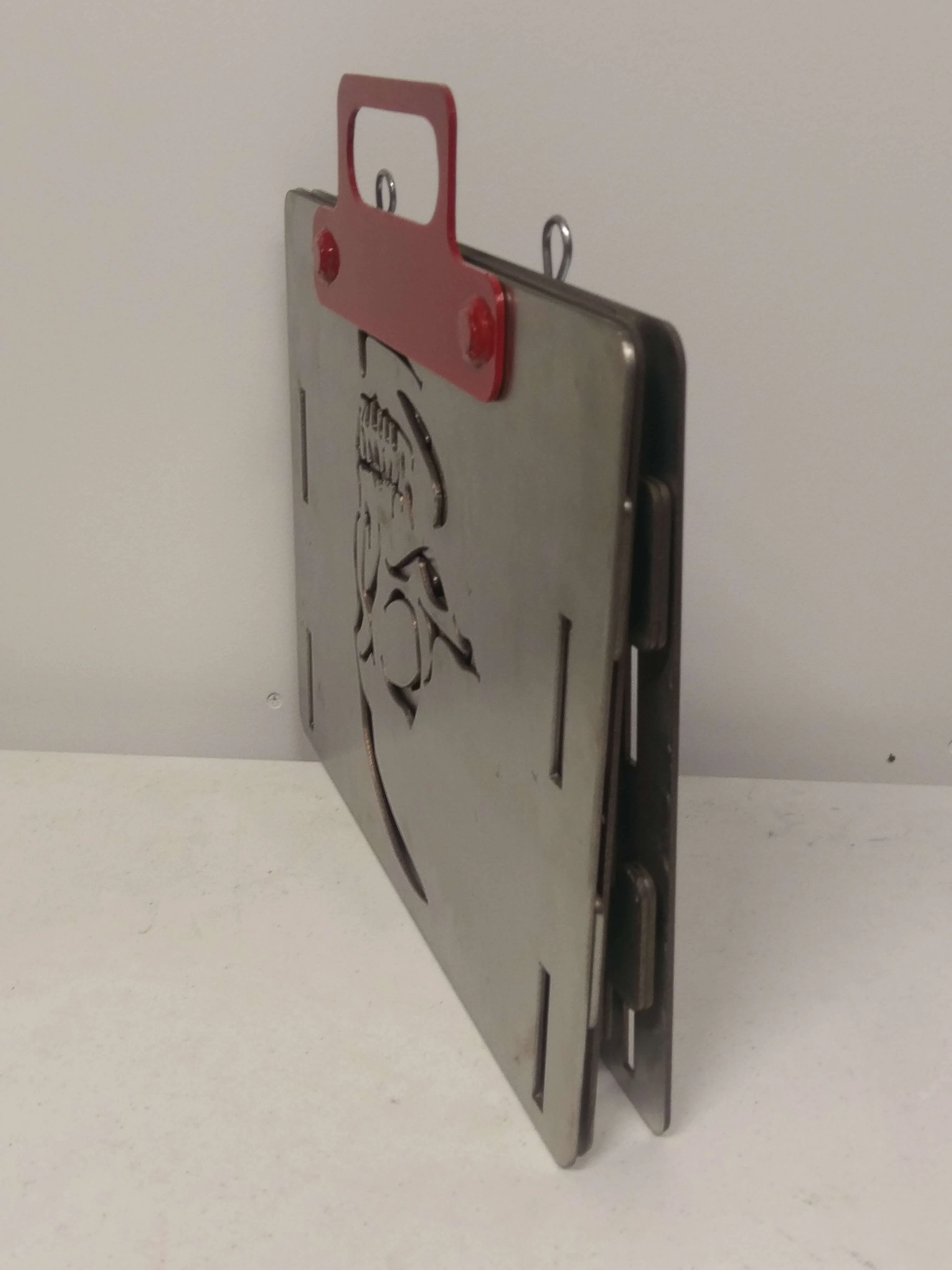 Portable Breakdown Fire Pit 6 panel Harley theme - Image 7